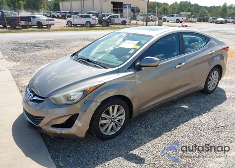 2015 Hyundai Elantra Se from USA, damaged, VIN 5NPDH4AE9FH586317
